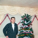 USA ID Boise 7011WestAshland 2001DEC15 ALCC 001  My room mate Chris after we put up the tree. : 2001, 7011 West Ashland, Americas, Boise, Christmas, Christmas Cheer, Date, December, Events, Idaho, Month, North America, Places, USA, Year